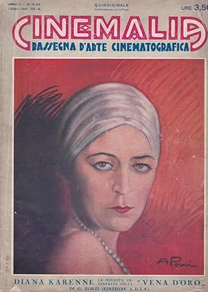 CINEMALIA, rassegna d'arte cinematografica -1928 - numero19-23 del ottobre-dicembre 1928, Milano,...