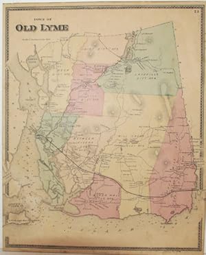 Old Lyme, New London County [Removed From the Beers Atlas of New London County, Connecticut]