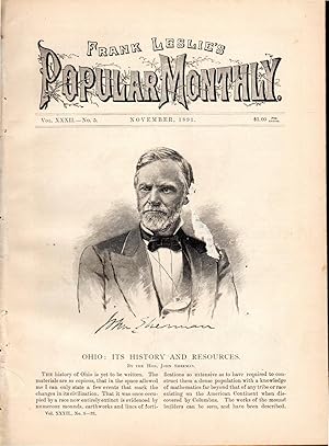 Image du vendeur pour Leslie's Popular Monthly Magazine: Volume XXXII, No. 3: November 1891 mis en vente par Dorley House Books, Inc.