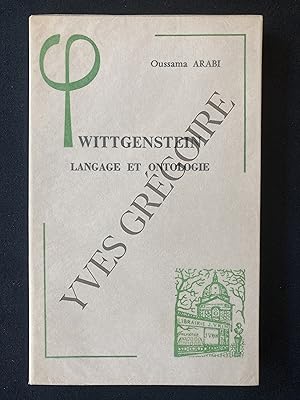 Image du vendeur pour WITTGENSTEIN LANGAGE ET ONTOLOGIE mis en vente par Yves Grgoire