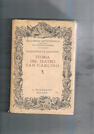 Seller image for Storia del teatro San Carlino. Con 19 ill. f.t. for sale by Libreria Gull