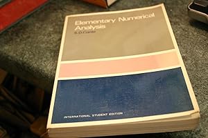 Seller image for Elementary Numerical Analysis An Algorithmic Approach - International Student Edition for sale by SGOIS
