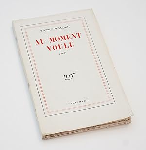 Image du vendeur pour Au moment voulu. Rcit mis en vente par Librairie-Galerie Emmanuel Hutin