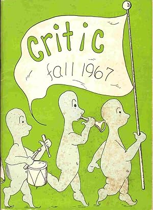 Image du vendeur pour THE CRITIC Volume LXVII Number 1 Fall 1967 mis en vente par The Avocado Pit