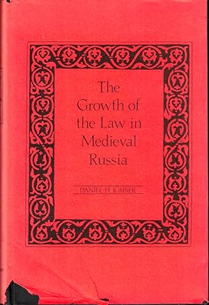 Bild des Verkufers fr The Growth of the Law in Medieval Russia zum Verkauf von Kenneth Mallory Bookseller ABAA