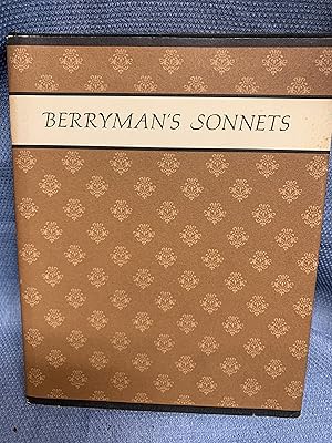 Seller image for Berryman's Sonnets for sale by Bryn Mawr Bookstore