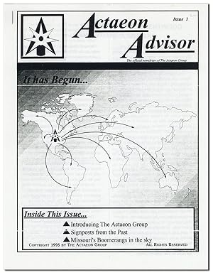 Actaeon Advisor: The Official Newsletter of the Actaeon Group. Issue 1