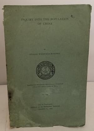 Bild des Verkufers fr Inquiry Into The Population Of China zum Verkauf von S. Howlett-West Books (Member ABAA)