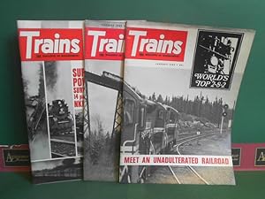 Trains - The Magazine of Railroading - Ausgaben: 1-12/1963; 1-12/1964; 1-12/1965; 1-12/1966; 1-12...
