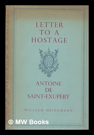 Seller image for [Lettre  un otage.] Letter to a Hostage . Translated by Jacqueline Gerst for sale by MW Books