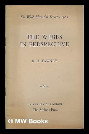 Bild des Verkufers fr The Webbs in perspective / by R.H. Tawney zum Verkauf von MW Books