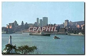 View of Harbour and skyline as seen from St Helens Island - Carte Postale Ancienne