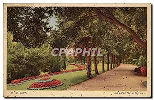 Laval - Le Jardin de la Perrine - Carte Postale Ancienne