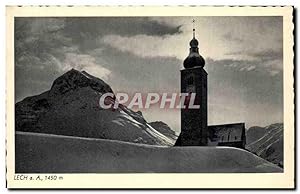 Kronen Hôtel Lech Arlberg 1450 m - Carte Postale Ancienne