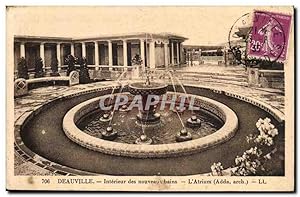 Seller image for Deauville - Intrieur des nouveau bains L'Atrium - Carte Postale Ancienne for sale by CPAPHIL