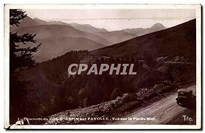 Seller image for Carte Postale Ancienne La descente du col d'Aspin sur Payolle vue sur le pic du Midi for sale by CPAPHIL