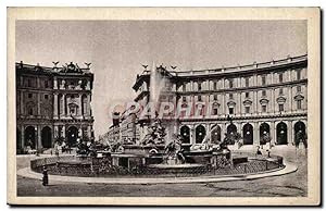 Bild des Verkufers fr Italie Italia Roma Carte Postale Ancienne Piazza esebra a Termini zum Verkauf von CPAPHIL
