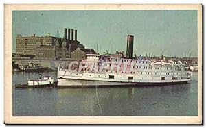 Etas Unis - Steamer - bateau - Built sparrow Point 1913 Length 262 ft 1923 tons - Carte Postale A...