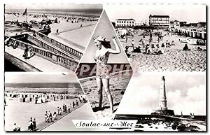 Seller image for Soulac Sur Mer - Souvenir femme - phare - lighthouse - Carte Postale Ancienne for sale by CPAPHIL