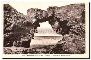 Image du vendeur pour Croix de Vie - Sion - Rochers de la Cote Sauvage - Carte Postale Ancienne mis en vente par CPAPHIL