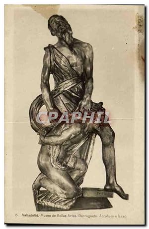 Seller image for Arts - Sculptures - Abraham e Isaac - valadolid Museo de Belas Artes - Italie - Italy - Carte Postale Ancienne for sale by CPAPHIL