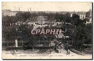 Image du vendeur pour Angers Carte Postale Ancienne vue gnrale du jardin du Mail a vol d'oiseau mis en vente par CPAPHIL