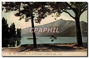 Bild des Verkufers fr Aix les Bains Carte Postale Ancienne Le alc du Bourget et la dent du chat zum Verkauf von CPAPHIL