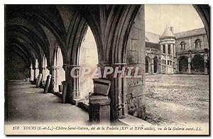 Bild des Verkufers fr Tours - Coitre Saint Gatien dit de a Palette XV et XVI siecles vu de la Galerie - Carte Postale Ancienne zum Verkauf von CPAPHIL