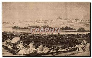 Bild des Verkufers fr Carte Postale Ancienne Goya La Pradera de San Isidoro Museo de Prado zum Verkauf von CPAPHIL