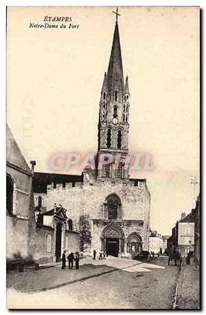 Etampes Carte Postale Ancienne Notre DAme du port