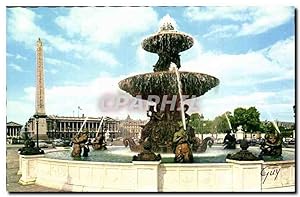 Image du vendeur pour Paris Carte Postale Ancienne Jeu d'eau d'une fontaine de la place de la Concorde mis en vente par CPAPHIL