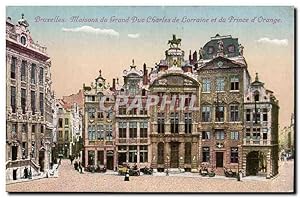 Image du vendeur pour Belgique Bruxelles Carte Postale Ancienne Maisons du grand duc Charles de Lorraine et du prince d'orange mis en vente par CPAPHIL