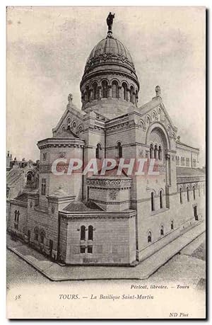Bild des Verkufers fr Tours Carte Postale Ancienne Basilique Saint Martin zum Verkauf von CPAPHIL