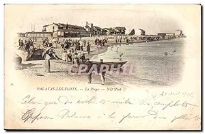 Palavas les Flots - La Plage - Carte Postale Ancienne