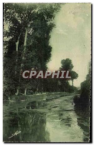 Bild des Verkufers fr Le Marais poitevin Carte Postale Ancienne Arcais Canal de la Taillee zum Verkauf von CPAPHIL