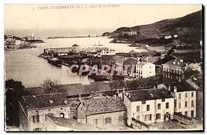 Port VEndres Carte Postale Ancienne Quai de la Douane