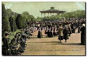 Image du vendeur pour Angers Carte Postale Ancienne La musique militaire au jardin du mail mis en vente par CPAPHIL