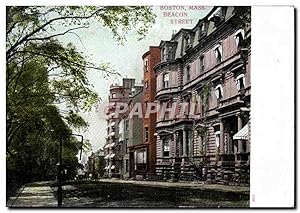 Carte Postale Ancienne Etats Unis Boston Beacon street