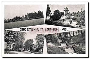 Pays Bas Carte Postale Ancienne Groeten uit Loenen (Vel)