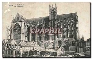 Metz Carte Postale Ancienne La cathédrale