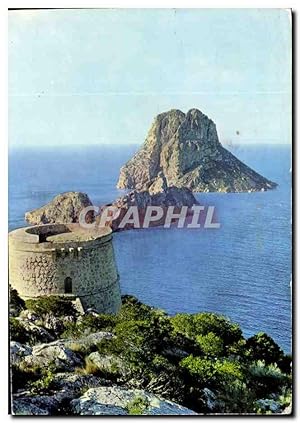 Espagne Spain Espana Carte Postale Ancienne Ibiza Baleares Torre del Pirata y VEdra