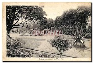 Angers Carte Postale Ancienne Jardin du Mail