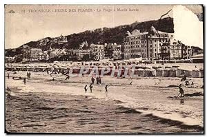 Bild des Verkufers fr TRouville Reine des plages Carte Postale Ancienne La plage a mare haute zum Verkauf von CPAPHIL