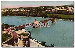Imagen del vendedor de Avignon Carte Postale Ancienne Le pont St Benezet et le tour Philippe le Bel a la venta por CPAPHIL