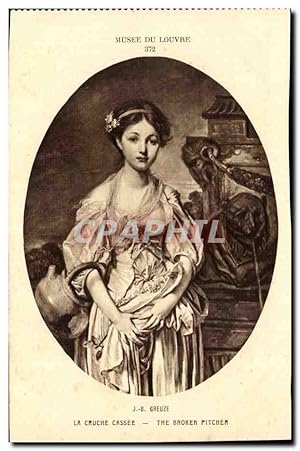 Seller image for Paris 1 - Musee du Louvre - La Cruche Casse - The Broken Pitcher - Carte Postale Ancienne for sale by CPAPHIL