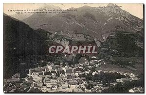Imagen del vendedor de Carte Postale Ancienne CAuterets vue générale Pics du Monne et Pene Nore a la venta por CPAPHIL