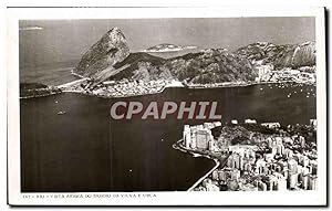 Immagine del venditore per Bresil Brazil Rio Carte Postale Ancienne Vista aerea do Morro da Viuva e Urca venduto da CPAPHIL