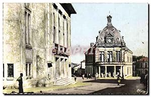 Algerie - Afrique - Souk Ahras Le Théâtre et l'Hôtel de Ville - Carte Postale Ancienne