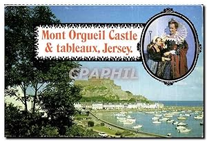 Grande Bretagne Jersey Carte Postale Moderne Mont Orgueil Castle & tableaux
