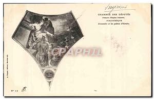 Seller image for Paris Carte Postale Ancienne Chambre des deputes BilbiothequeAlexandre et les poemes d'Homere (library) for sale by CPAPHIL